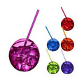 16oz Fiesta Ball With Straw